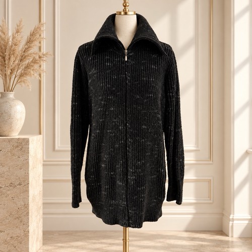 Sheego strickjacke schwarz - strickjacke, in