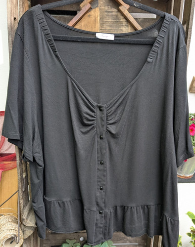 Schwarze shirtjacke - ,