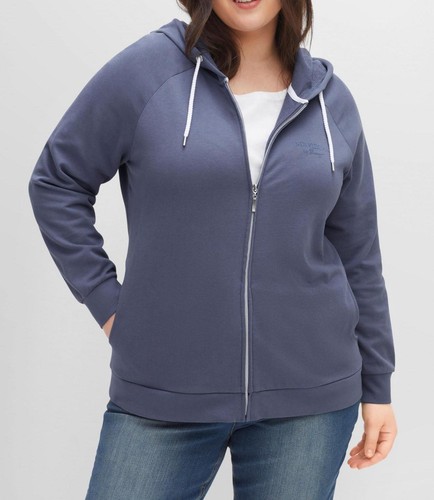 Sheego damen sweatjacke zip - sheego,
