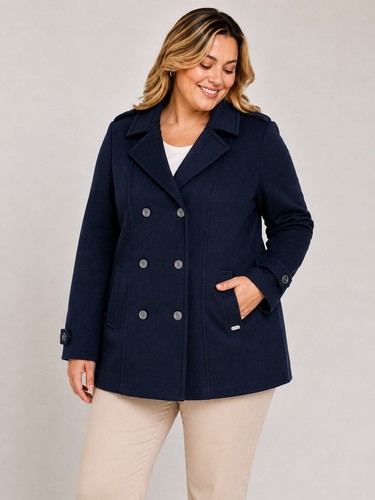 Sheego cabanjacke kurzmantel - cabanjacke,