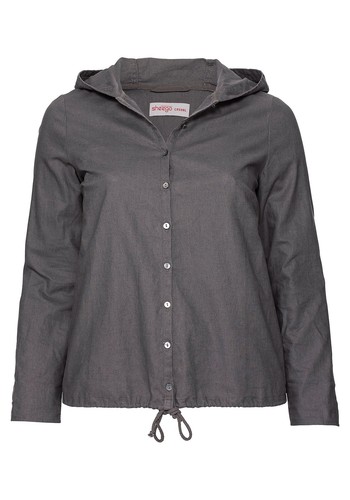 Sheego kurzjacke mit kapuze - kurzjacke,