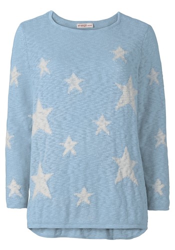 Sheego pullover mit sternmotiv - sheego,