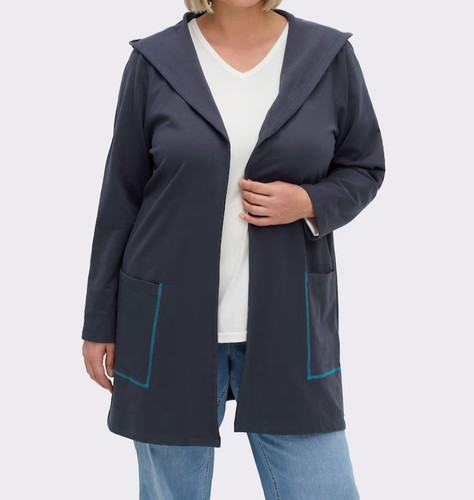 Sweatjacke jacke damen kapuze - sweatjacke,