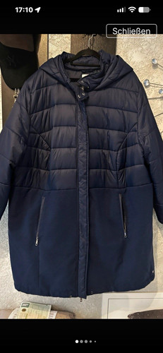 Sheego damen steppmantel blau - damen,